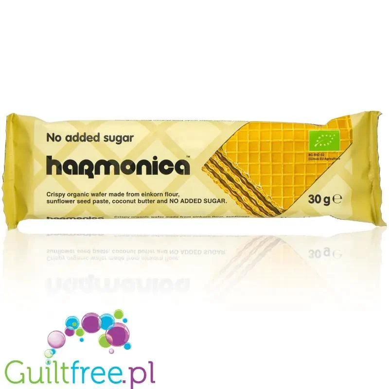 Harmonica - bio wafelek bez cukru i słodzików z kremem kakaowym