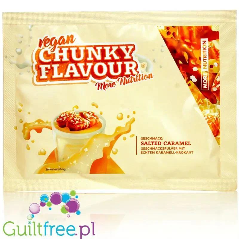 More Nutrition Chunky Flavor Salted Caramel 30g - wegański aromat w proszku, Solony Karmel