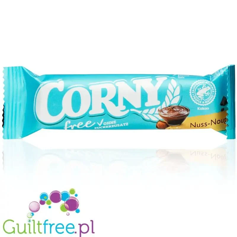 Corny Free Nuss-Nougat - batonik zbożowy bez cukru 67kcal