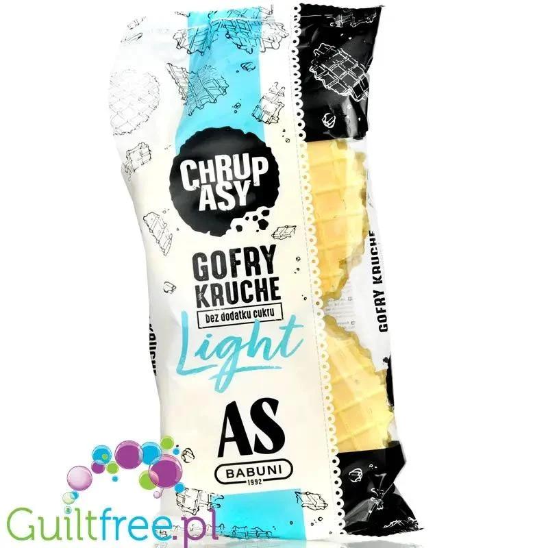 As Babuni Chrupasy Light, kruche gofry bez dodatku cukru, 34kcal