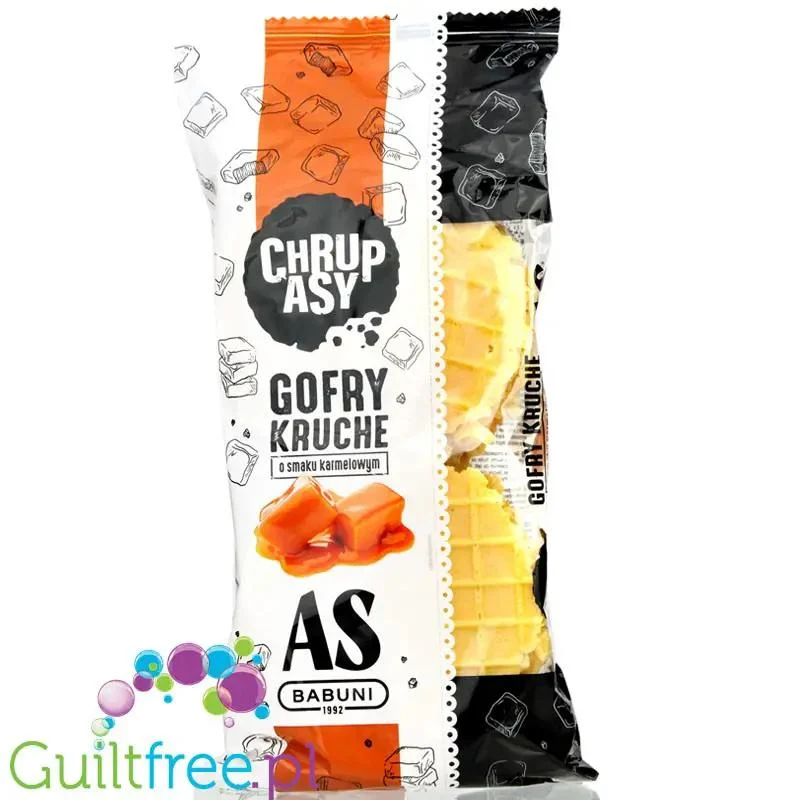As Babuni Chrupasy kruche gofry o smaku karmelowym, 34kcal