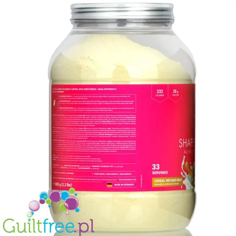 Women's Best Shape Body Shake Cereal Milk - koktajl do kontroli masy ciała z Carnipure®, Nutriose® i zieloną herbatą