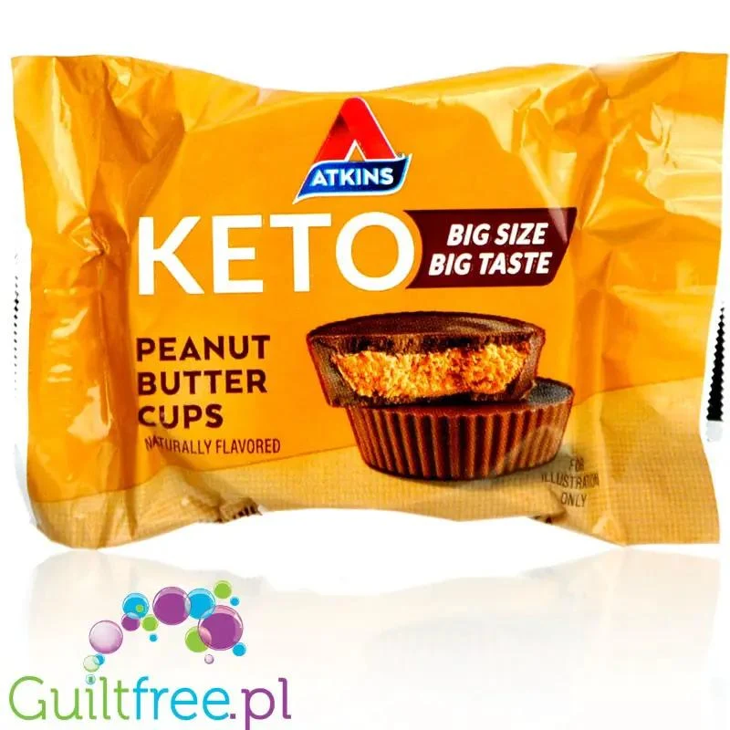 Atkins KETO Peanut Butter Cups box 8pak - keto miseczki z masłem orzechowym