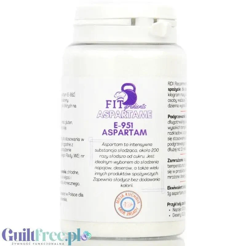 FITGridients Aspartame 100g - czysty aspartam bez wypełniaczy E-951
