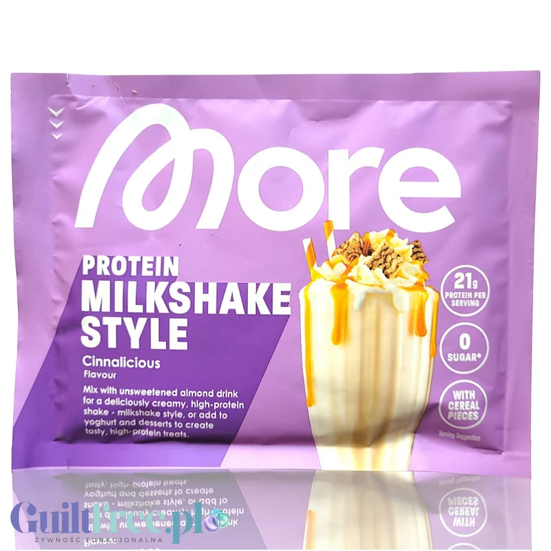 More Nutrition Total Protein Cinnalicious - kazeina z WPC i laktazą, smak CinniMinis