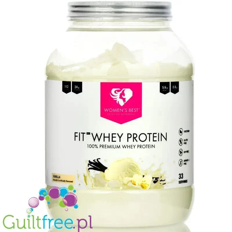 Women's Best Fit Pro Whey Vanilla - odżywka białkowa dla kobiet z WPC & WPI, smak Wanilia