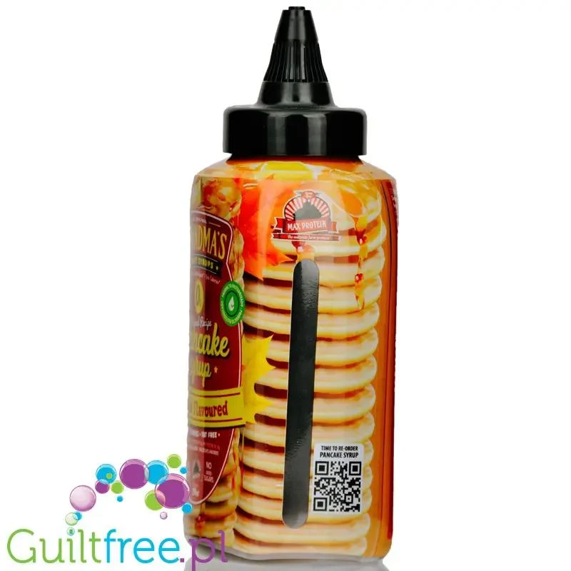 Max Protein Grandma's Sweet Syrup Maple Pancake - sos naleśnikowy bez cukru, 20kcal w 100ml
