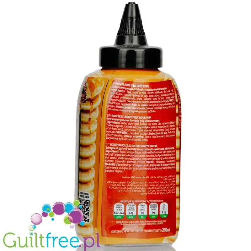 Max Protein Grandma's Sweet Syrup Maple Pancake - sos naleśnikowy bez cukru, 20kcal w 100ml