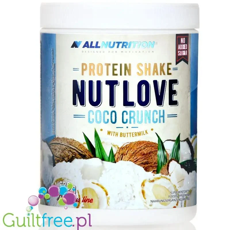 Allnutrition Nutlove Protein Shake Coco Crunch - kremowy szejk z kazeiną