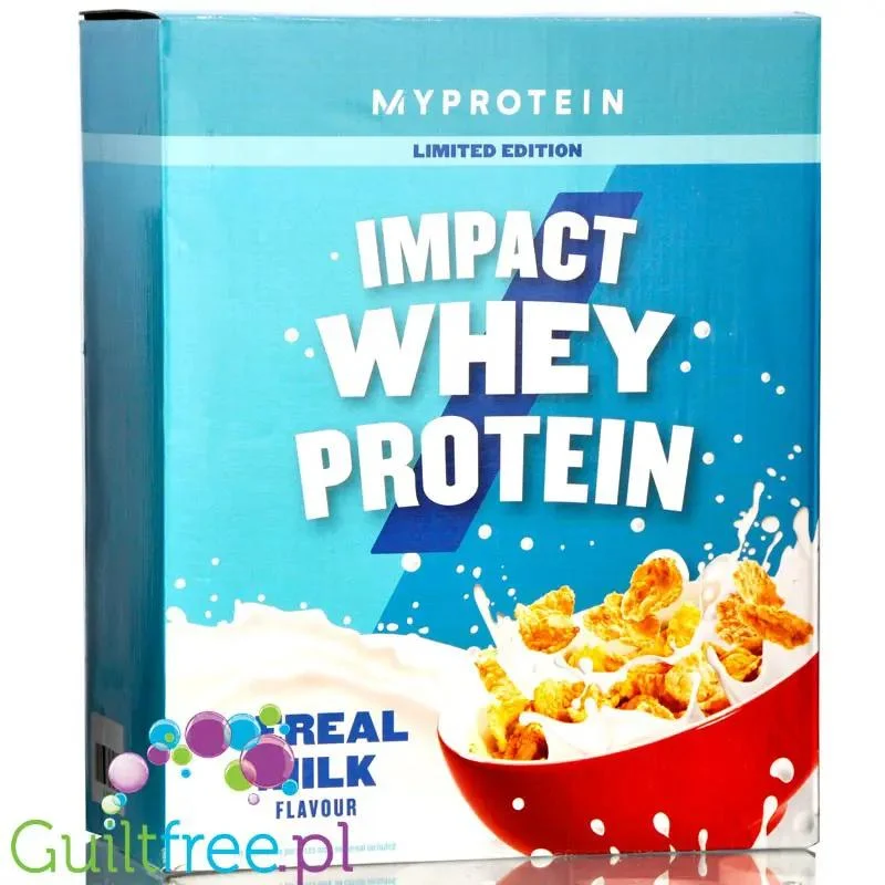 MyProtein Impact Whey Cereal Milk 0,5KG - odżywka białkowa WPC o smaku mleka z płatkami