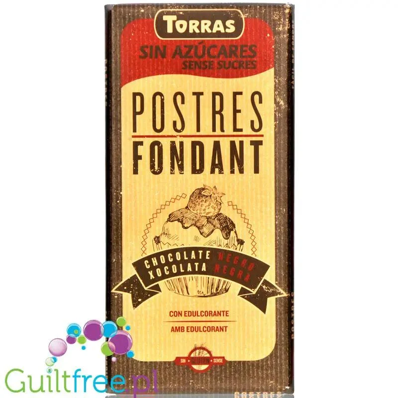 Torras Chocolate Negro Fondant - fondant cukierniczy ciemnej czekolady 52% kakao bez cukru