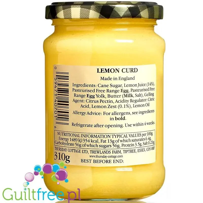 Thursday Cottage Lemon Curd (CHEAT MEAL) - krem cytrynowy