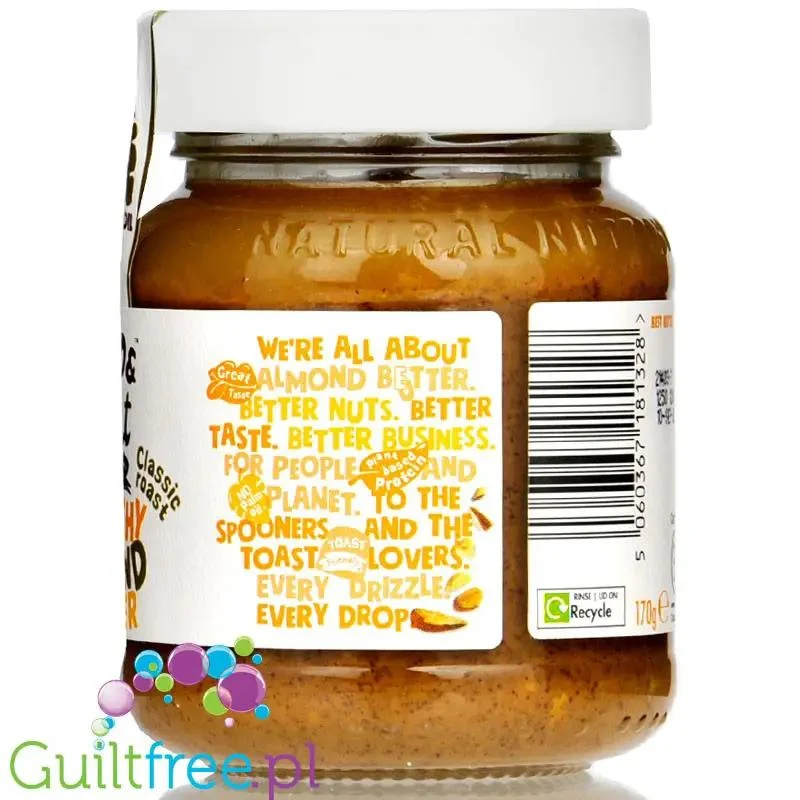 Pip & Nut Crunchy Almond masło migdałowe z kawałkami migdałów