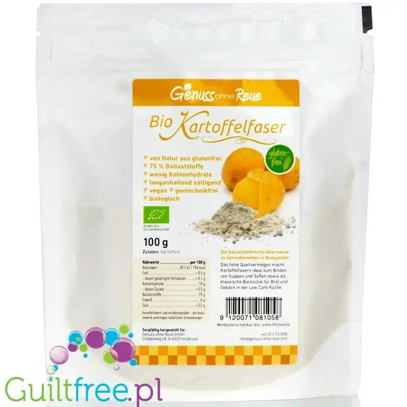 Sukrin BIO Potato Fiber - organiczny błonnik ziemniaczany 100g
