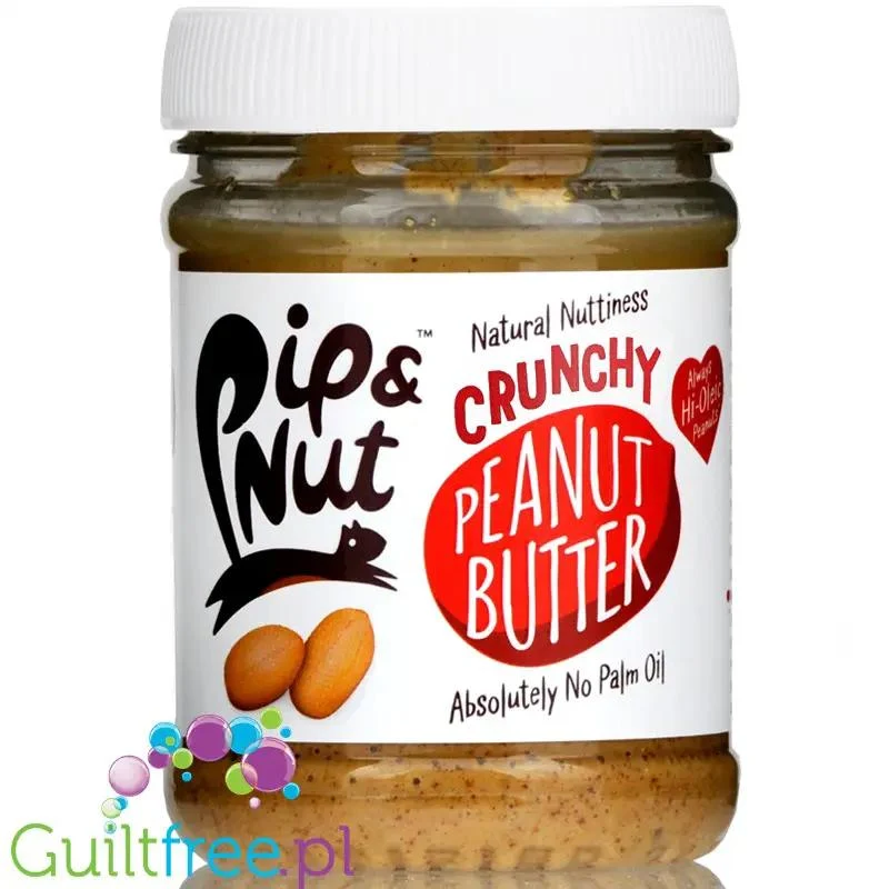Pip & Nut Crunchy Peanut - masło orzechowe z kawałkami orzechów