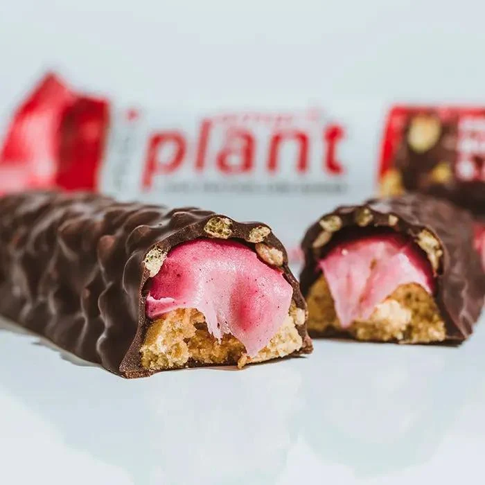 Phd Smart Plant Peanut Butter Jelly - wegański baton proteinowy bez cukru, Ciemna Czekolada, Masło Orzechowe & Truskawki