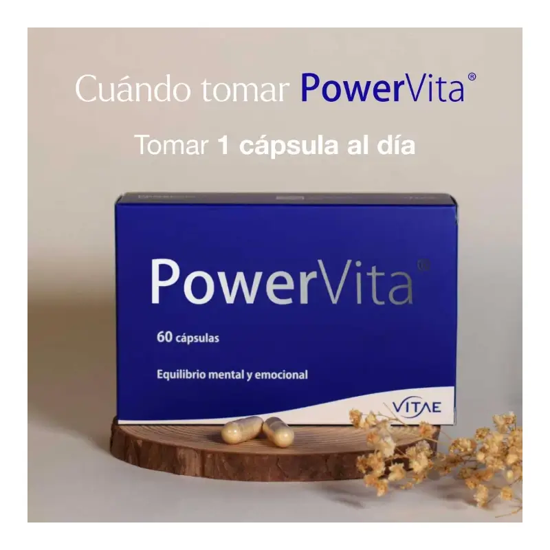 PowerVita 60 capsules – With ashwagandha, magnesium and GABA