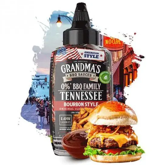Max Protein BBQ Tennessee Bourbon - klasyczny sos BBQ bez dodatku cukru 20kcal