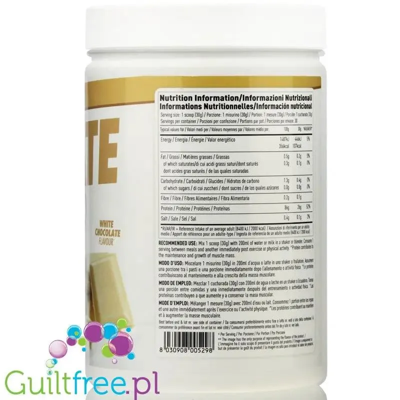 Per4m Isolate Zero White Chocolate - 100% WPI, 26g białka & 107kcal