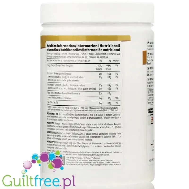 Per4m Isolate Zero White Chocolate - 100% WPI, 26g białka & 107kcal