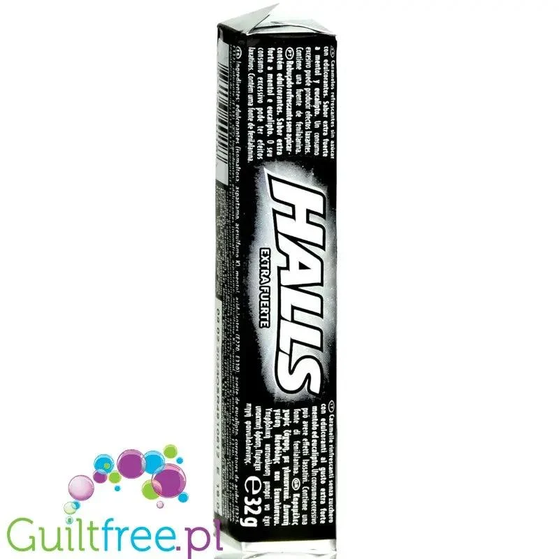 Halls Extra Fuerte cukierki mentolowe bez cukru