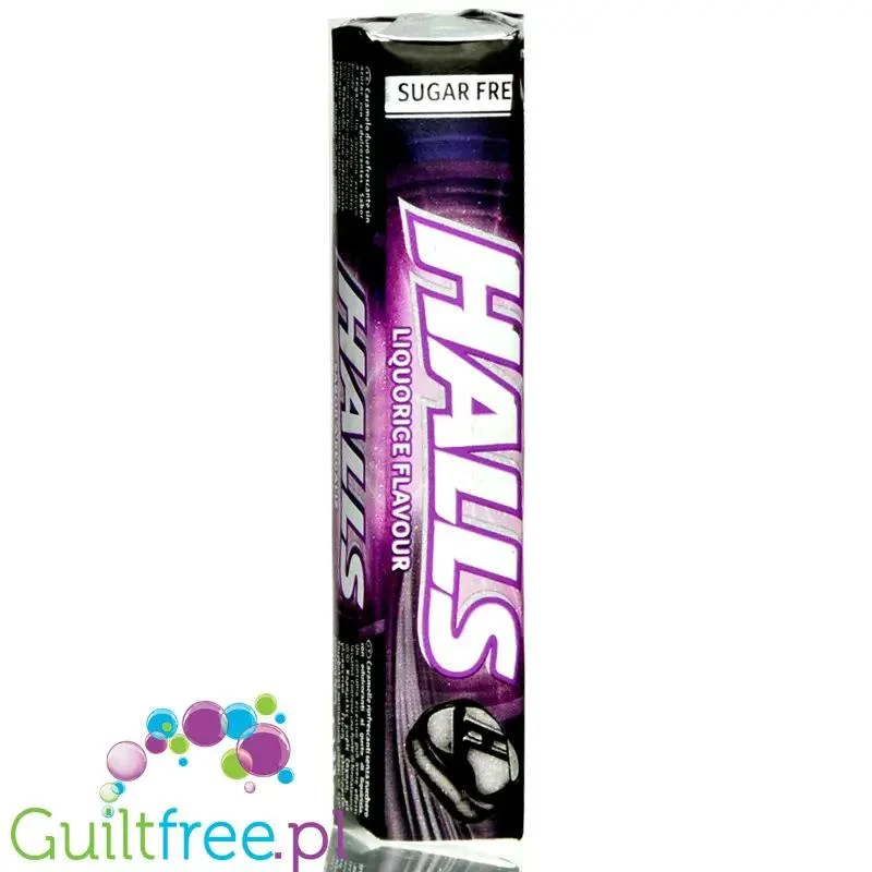 Halls Liquorice cukierki lukrecjowe bez cukru