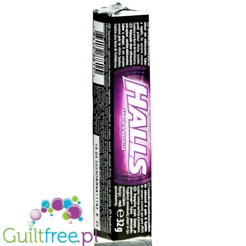Halls Liquorice cukierki lukrecjowe bez cukru