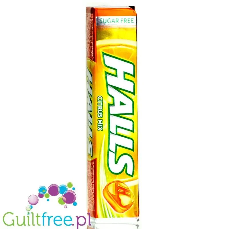 Halls Citrus Mix pastylki cytrusowe bez cukru