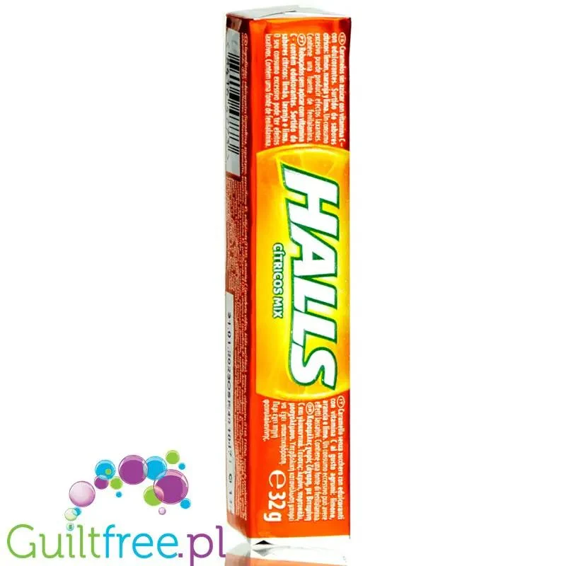 Halls Citrus Mix pastylki cytrusowe bez cukru