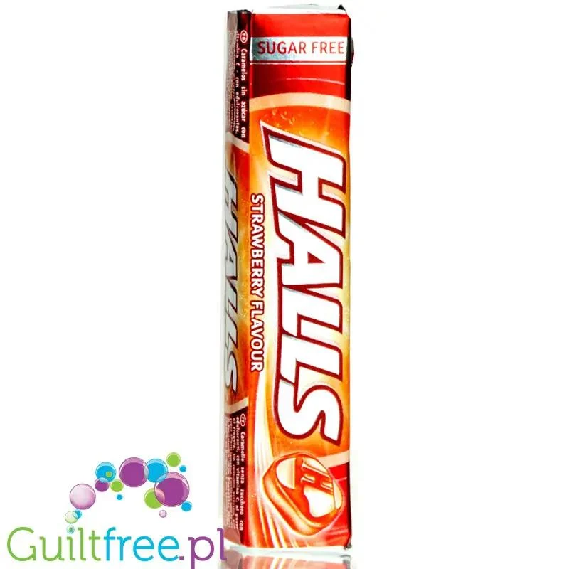 Halls Fresa - cukierki truskawkowe bez cukru