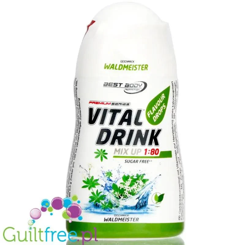 Vital Drink Marzanka - skoncentrowane krople smakowe do wody bez cukru, z witaminami