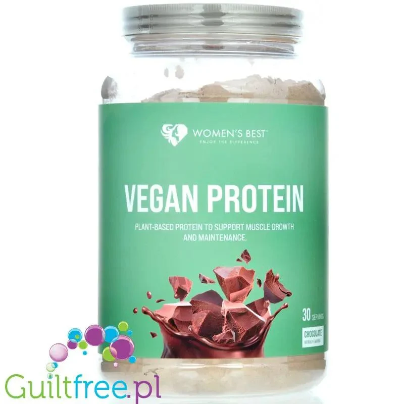Women's Best Vegan Protein Chocolate - wegańska czekoladowa odżywka proteinowa