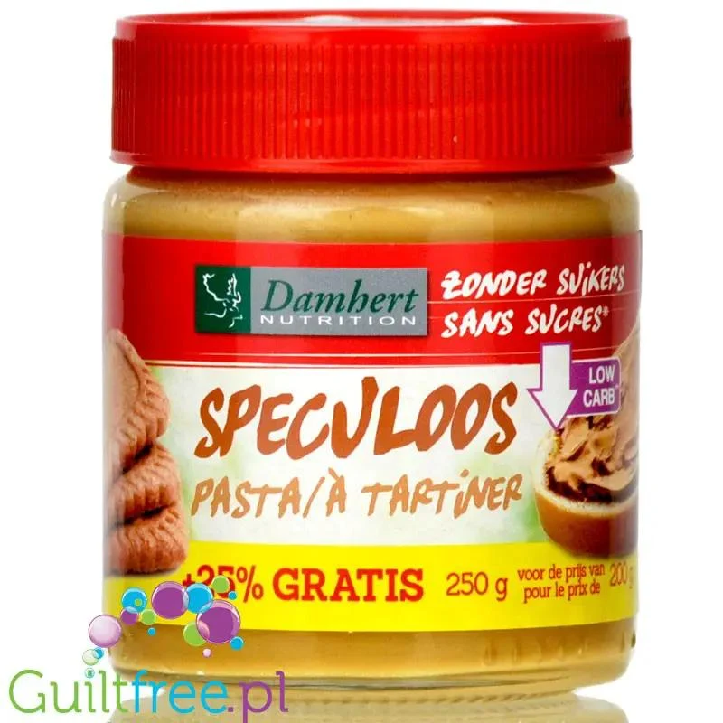Damhert Speculoos - belgijska pasta ciasteczkowa bez cukru