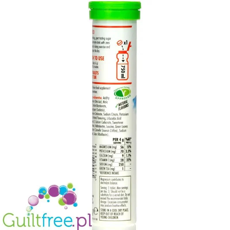 HIGH5 Zero Citrus - elektrolity bez cukru w tabletkach, smak cytrusowy