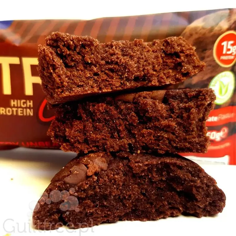 USN Trust Protein Cookie Bar Double Chocolate - mocno czekoladowe ciacho proteinowe 15g białka