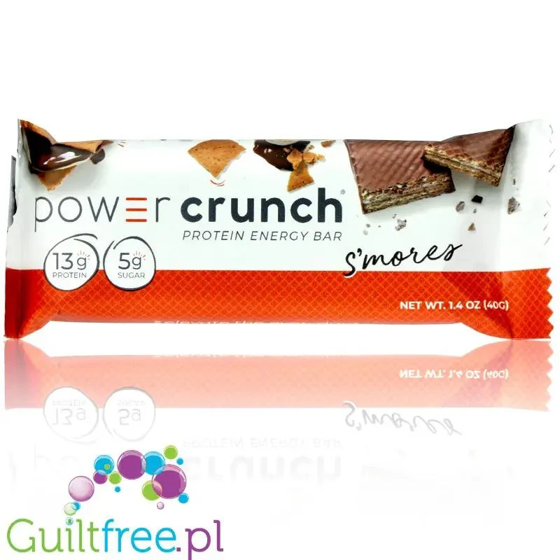 Power Crunch S'mores BOX x 12 - wafelek proteinowy z kremem