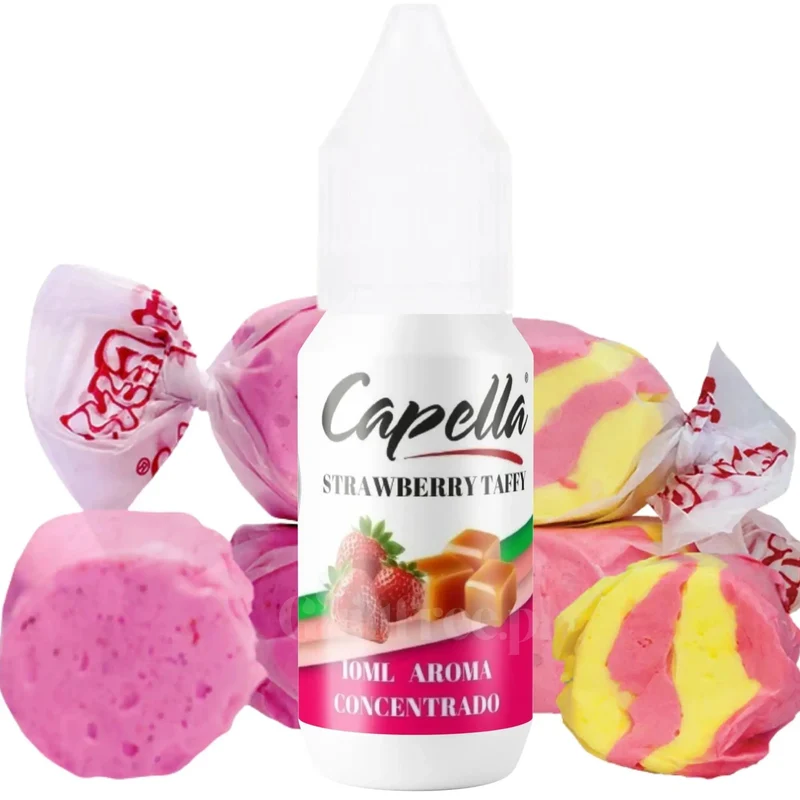 Capella Strawberry Taffy - skoncentrowany aromat spożywczy bez cukru i bez tłuszczu