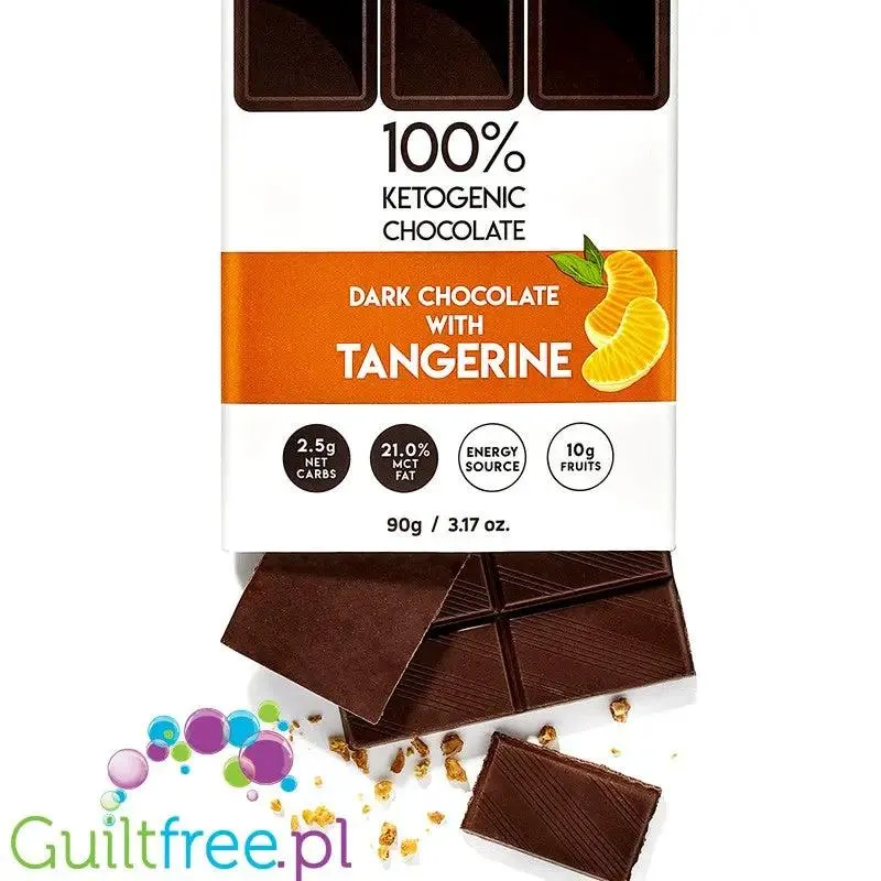 BeKeto™ 70% Cocoa Sunshine Orange - wegańska ketogeniczna czekolada bez dodatku cukru