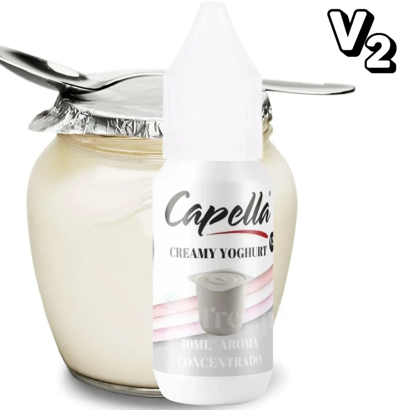 Capella Creamy Yogurt V2 - skoncentrowany aromat spożywczy bez cukru i bez tłuszczu