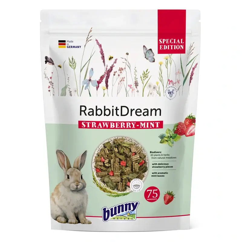 Bunny Rabbit Dream Food Special Edition Strawberry-Mint 1,5Kg