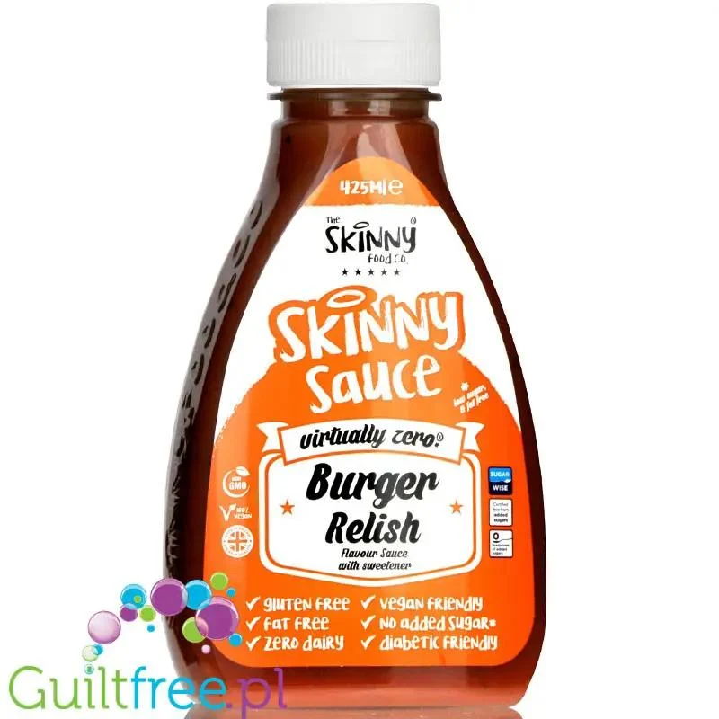 Skinny Food Burger Relish - ziołowy sos pomidorowy do burgerów, bez tłuszczu