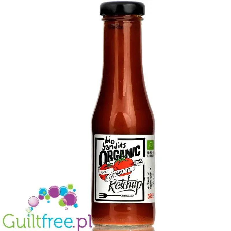 Bio Bandits Organic Ketchup - keczup bez dodatku cukru i bez słodzików 46kcal