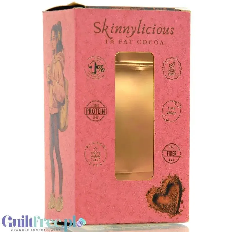 Skinnylicious Cocoa - kakao maksymalnie odtłuszczone 1% tłuszczu