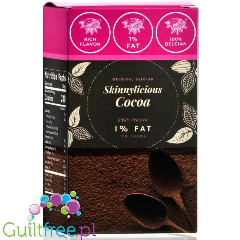 Skinnylicious Cocoa - kakao maksymalnie odtłuszczone 1% tłuszczu