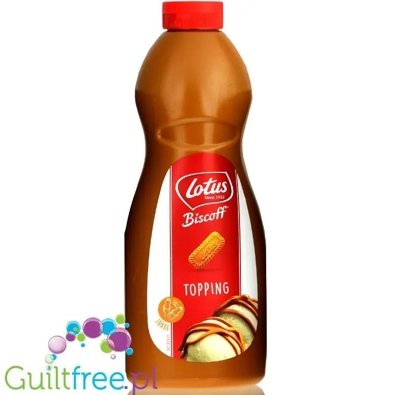 Lotus Biscoff Topping Sauce 1kg (CHEAT MEAL) - polewa herbatnikowa