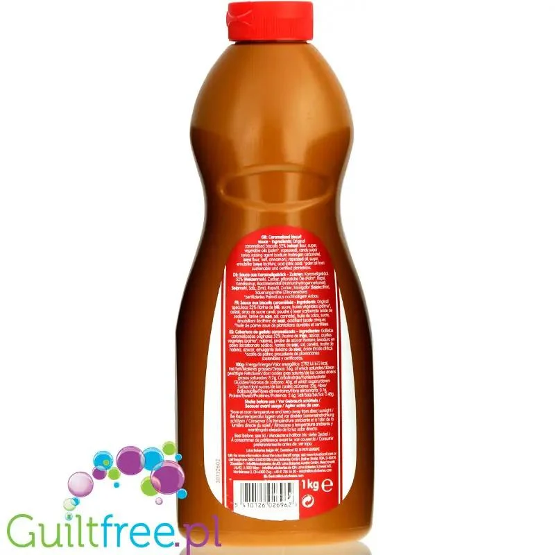 Lotus Biscoff Topping Sauce 1kg (CHEAT MEAL) - polewa herbatnikowa