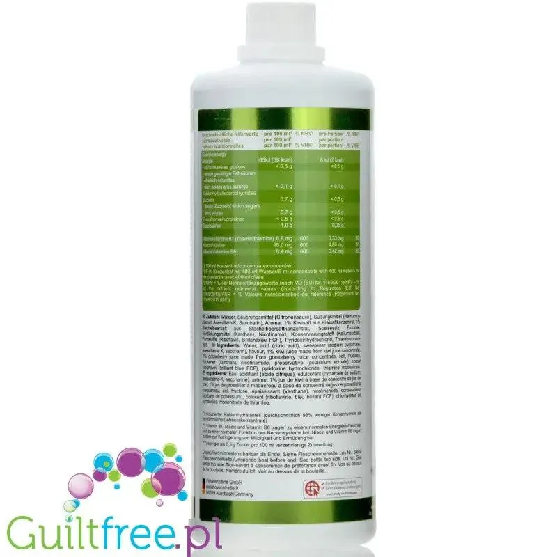 Vital Drink Kiwi & Agrest 1L - koncentrat bez cukru z witaminami