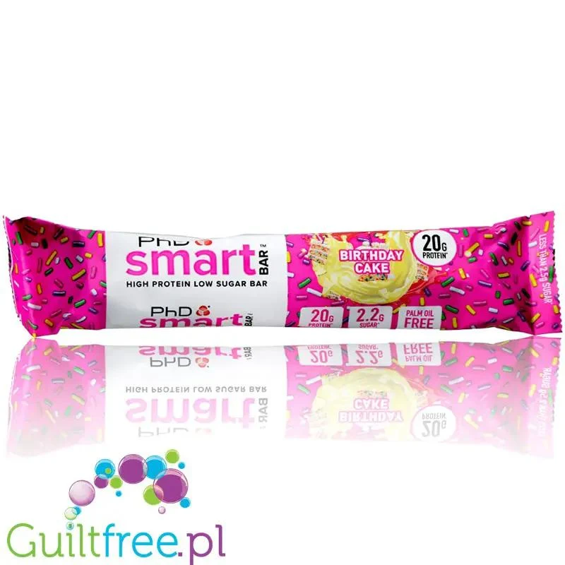 Phd Smart Birthday Cake - baton proteinowy bez cukru