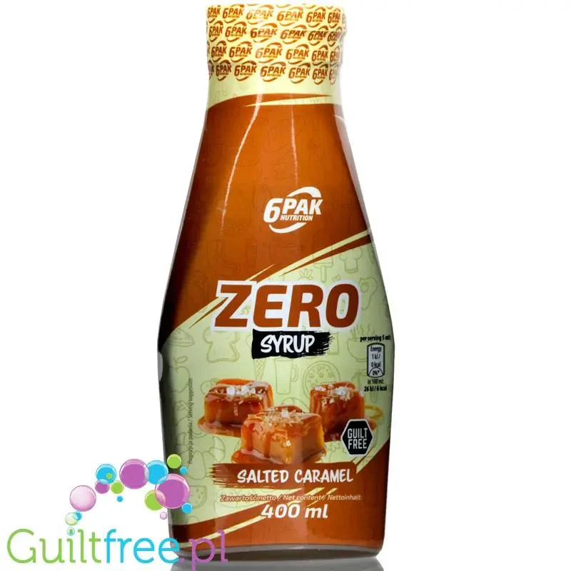 6Pak Nutrition Zero Sauce Salty Carmel - sos zero o smaku solonego karmelu