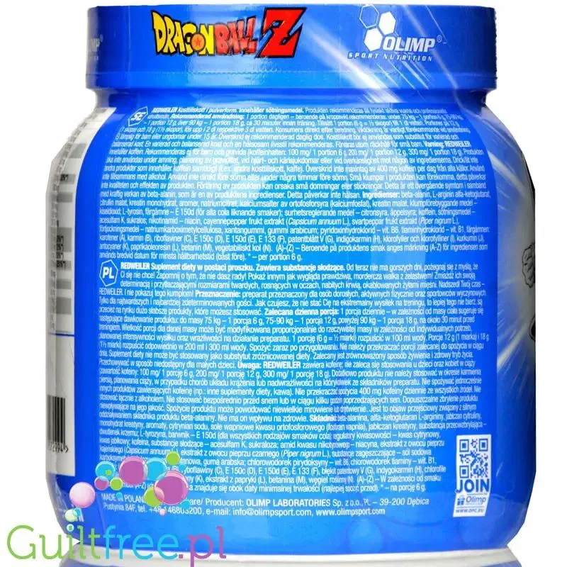 Olimp Redweiler Blueberry Madness 480g preworkout